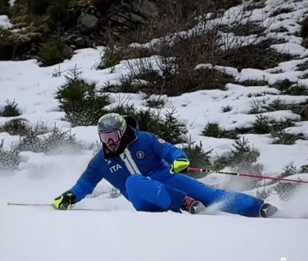 Nicolò Colombi in curva